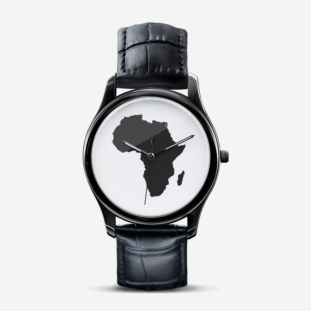 African Time Men's Watch - Black - Redsoil